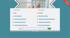 Desktop Screenshot of homesecurityservice.net