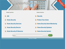 Tablet Screenshot of homesecurityservice.net